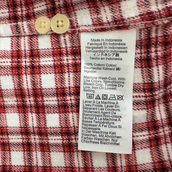 J. Crew 2023 Classic-fit Flannel Shirt Tartan Plaid Women's Size 6 - Picture 5 of 8